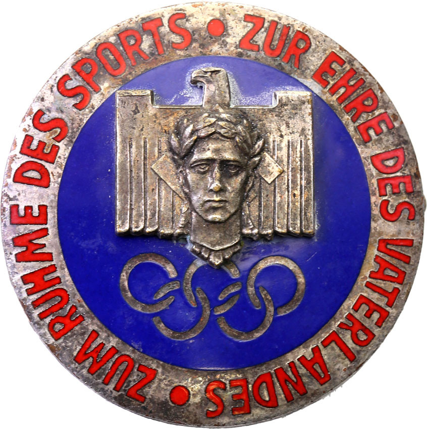 Niemcy, III Rzesza. Odznaka XI Igrzyska Olimpijskie, Berlin 1936